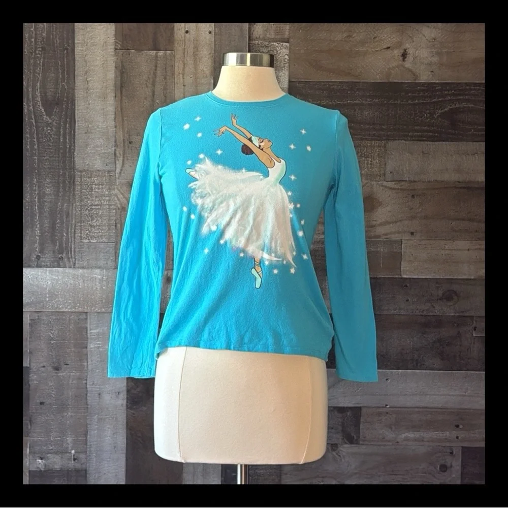 The Children’s Place ballerina long sleeve shirt girls large dance girlhoodcore